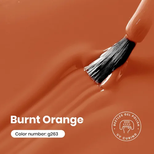 Miniatura 422 de Beetles - Esmalte de uñas de gel marrón – 0.5 onzas líquidas de esmalte de gel marrón oscuro, lámpara LED UV para uñas, regalo de manicura para I