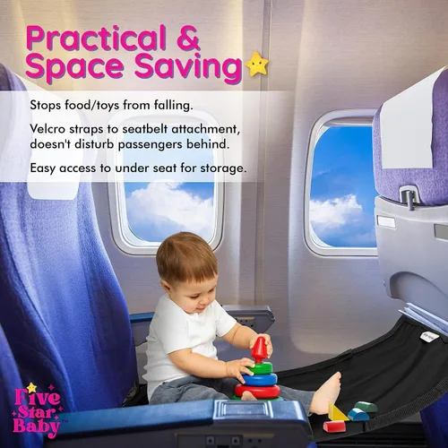 Miniatura 3 de Cama de Avión para Niños Pequeños - Cama de Avión para Niños Pequeños - Cama de Avión para Niños - Artículos Esenciales de Viaje en Avión para Bebés