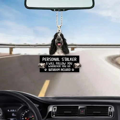 Miniatura 21 de Alaskan Malamute - Adorno colgante de coche para acechar personalmente, adorno de acrílico con nombre personalizado para perro, adorno de Navidad