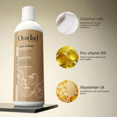 Miniatura 3 de Ouidad Champú hidratante bueno como nuevo: lava el exceso de aceite sin pelar el cabello, hidrata y protege rizos y ondas sueltos, úsalo a diario
