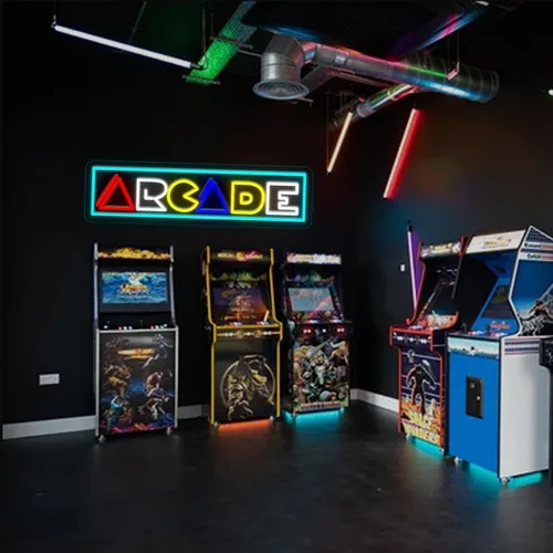 Miniatura 6 de Letrero de neón de arcade, decoración de sala de juegos de arcade, letrero iluminado por USB para transmisión, cueva de hombre, regalo para Arcade20