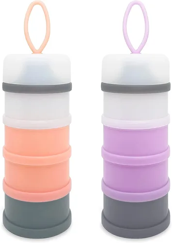 Dispensador de fórmula para bebés, contenedor de fórmula, contenedor dispensador portátil de leche en polvo, contenedor de almacenamiento de viaje