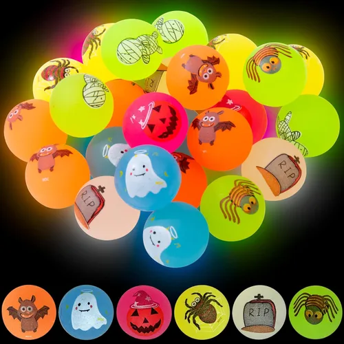 Miniatura 9 de Kiddie Play 25 Bouncy Balls for Kids Party Favors Bouncy Ball 27mm Superball Small Rubber Balls for Kids
