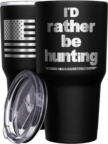 Miniatura 30 de We The People Holsters - Momma Bear - Vaso de café - Taza de viaje de café con bandera americana - Vaso grabado - Vaso termo doble - 30 onzas