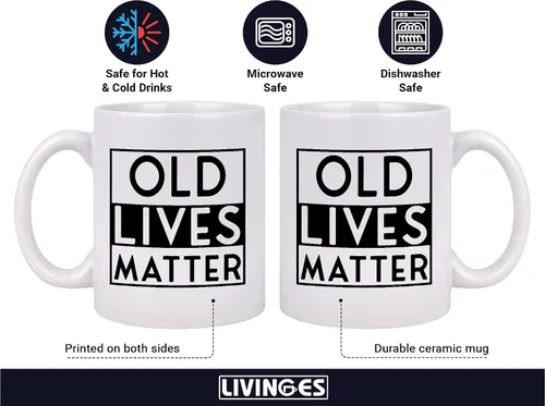 Miniatura 2 de Taza de café Old Lives Matter Old Lives Still Matter, regalos para hombres, Old Lives Still Matter, taza de café de 11 onzas, regalos para hombres
