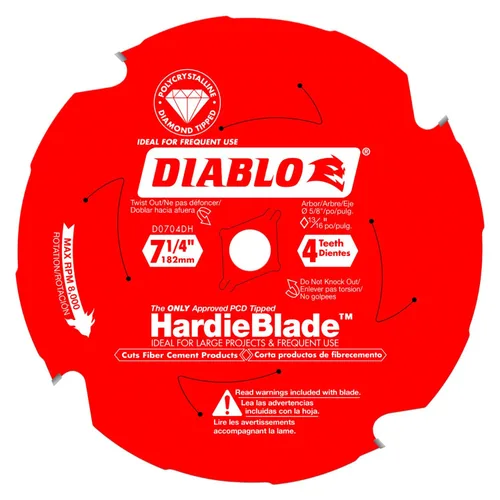 Miniatura 5 de Diablo TrexBlade - Hoja de sierra para compuestos y plástico, diámetro de 12 pulgadas, 84 dientes MTCG, eje de 1 pulgada, corte de .102 pulgadas