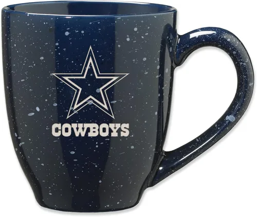 Miniatura 28 de Rico Industries - Taza de café de cerámica con grabado láser de color del equipo de fútbol de la NFL, 16 oz