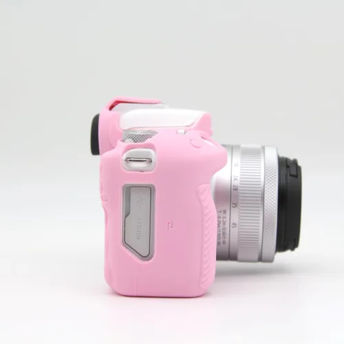 Miniatura 2 de Funda R50, carcasa de silicona suave, ultrafina, ligera, de goma, suave, para Canon Eos R50 (rosa)