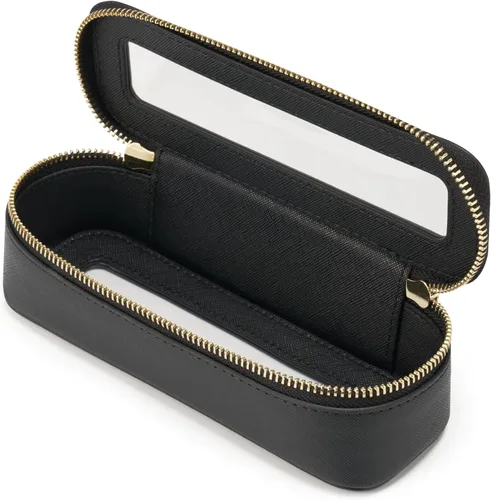 Miniatura 66 de Bolsa de maquillaje transparente Popvibe, estuche de cosméticos de viaje con cremallera, bolsa de aseo transparente con cremallera, organizador Malva