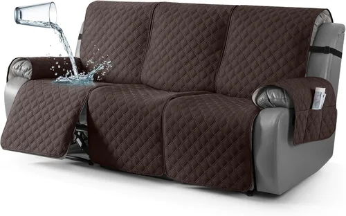 Miniatura 34 de TAOCOCO - Funda antideslizante para silla reclinable, funda para sofá, funda para silla reclinable pequeña con correas elásticas, protector