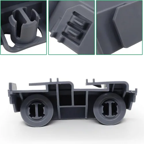 Miniatura 3 de WD28X27241 - Kit de soporte para lavavajillas y rodillo de repuesto para montaje de ruedas inferiores de lavavajillas GE WD12X10439 WD12X10438