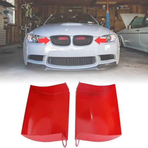 Miniatura 8 de 2 piezas BMW Dynamic Air Toma de Aire Frío, Sistema de Toma de Aire Frío Ram para BMW Serie 3, E90/91/92/93 316d, 318d, 320d, 325d, 330d, 335d