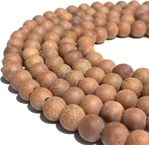 Miniatura 10 de ABCGEMS (agujero grande de 0.079 pulgadas, mate, no encerado) cuentas de cornalina de arándano madagasquino