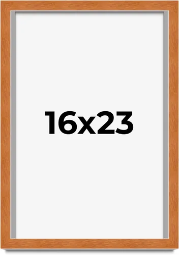 Miniatura 120 de Marco de 3 x 3 pulgadas, marco de madera maciza de nuez miel tradicional marrón Ancho de moldeo de 0.875 pulgadas Profundidad de conejo de 0.875