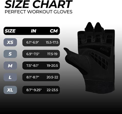 Miniatura 6 de FIGHTSENSE Guantes de entrenamiento para hombres y mujeres, guantes de levantamiento de pesas con agarre mejorado, palma acolchada, correas
