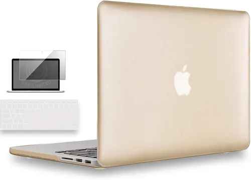 Miniatura 16 de UESWILL Funda rígida mate 3 en 1 compatible con MacBook Pro (Retina, 13 pulgadas, finales de 2012/2013/2014/principios de 2015), modelo A1425 / Negro