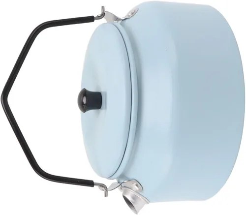 Miniatura 8 de Hervidor de camping portátil de 0.9 litros, cafetera portátil para exteriores, senderismo, equipo de cocina, hervidor de agua caliente con bolsa