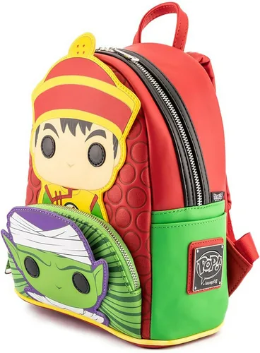 Miniatura 5 de Loungefly POP Dragon Ball Z Gohan Piccolo - Bolso de hombro con doble correa para mujer