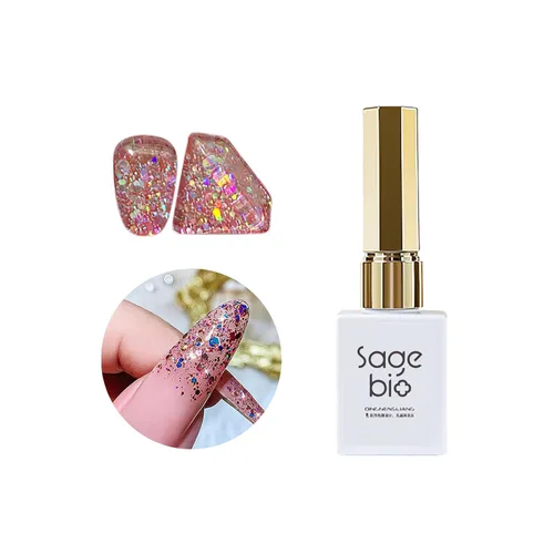 Miniatura 3 de Hydrogel Ice Skin Glitter Gel Polish Collection Radiate with Energy 01