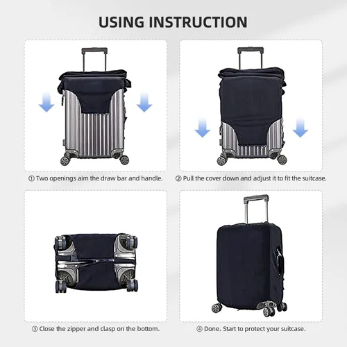 Miniatura 5 de Travel Luggage Cover Elastic Luggage Covers Game Video Gaming Pattern Suitcase Cover Luggages Protector for Travel Anti-Scratch Suitcase Covers for