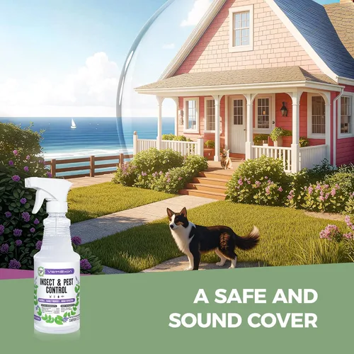 Miniatura 5 de VermExon Spray de Control de Insectos y Plagas con Aceite de Menta – 16oz Mata Insectos Natural a Base de Plantas para Arañas, Hormigas, Moscas