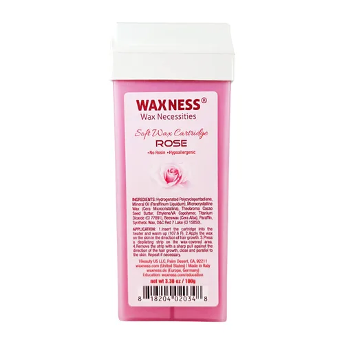 Miniatura 3 de Waxness Cartucho de cera suave Azuleno 3.38 oz (96 g) – Cera profesional enrollable para rostro y cuerpo – Hecho en Italia