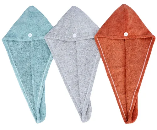 Miniatura 17 de HOPESHINE Toalla de ducha suave para mujer, turbante, toalla de secado para la cabeza, gran regalo para mujeres