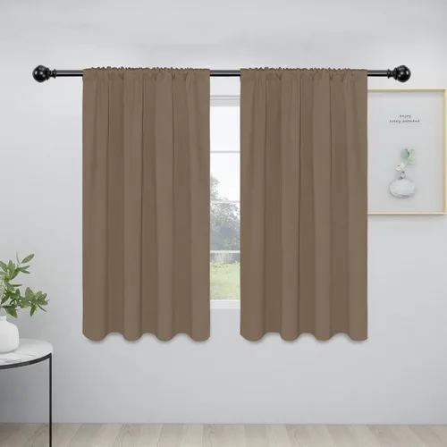 Miniatura 40 de Easy-Going - Cortinas opacas con bolsillo para varilla para el dormitorio, cortinas para ventanas que oscurecen la habitación o la sala de estar