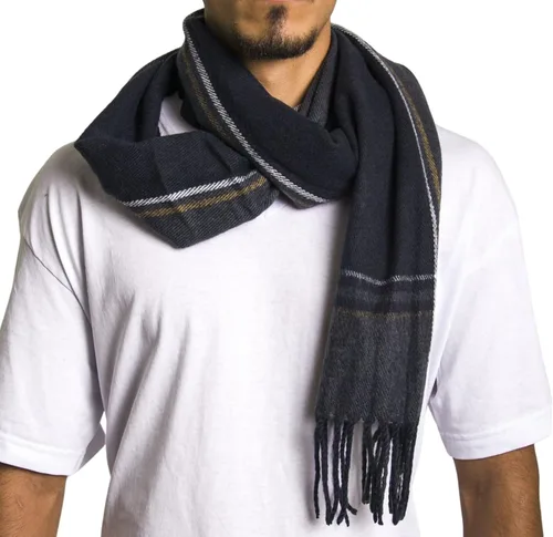 Miniatura 99 de Alpine Swiss Bufanda a cuadros para hombre, ultra suave, chal de invierno, cálido, ligero, para clima frío