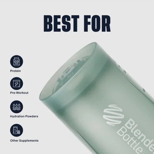 Miniatura 4 de BlenderBottle Classic V2 - Botella mezcladora perfecta para batidos de proteínas y preentrenamiento, 4 onzas, color marrón completo Canela