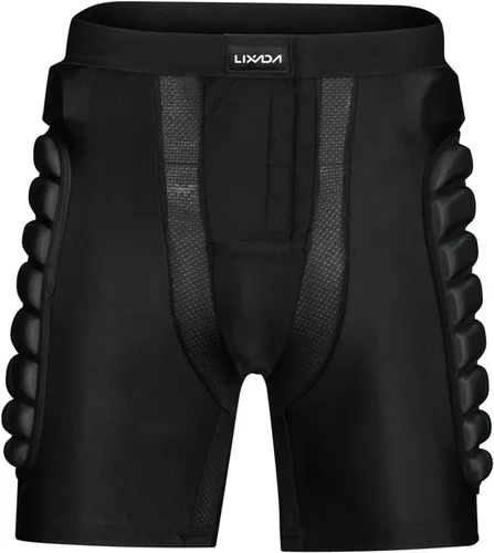 Miniatura 7 de Lixada Pantalones cortos acolchados protectores 3D para snowboard, patinaje, esquí