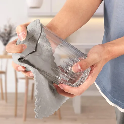 Miniatura 5 de UMANI Paquete de 12 Paños de Cocina para Platos, Toallas para Platos Ultra Suaves Absorbentes de Secado Rápido, Paño de Limpieza de Microfibra