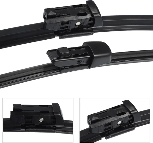 Miniatura 5 de X AUTOHAUX Juego de 3 limpiaparabrisas delantero y trasero para VW Golf MK7 2012 2013 2014 2015 2016 2017 2018