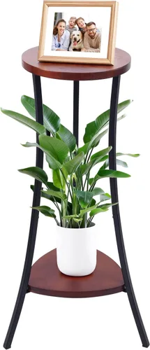 Miniatura 8 de Soporte para plantas de interior, soporte de esquina de 3 piezas, estante para plantas, banco de macetas, adecuado para escenarios interiores