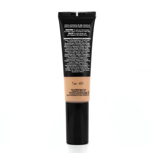 Miniatura 9 de Palladio Crema CC de Corrección de Color de Cobertura Completa, Sin Aceite con Péptidos y Vitamina C, Base de Cobertura Ajustable