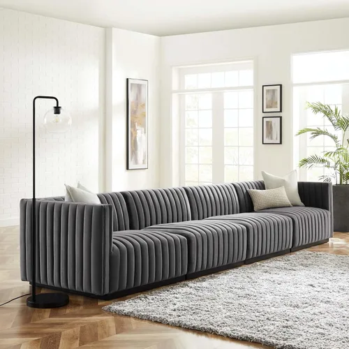 Miniatura 82 de Modway Conjure Seccional, Oro Negro