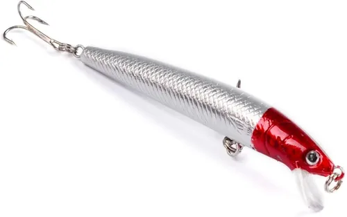Miniatura 8 de 10 señuelos de pesca Minnow Crankbaits, cebos duros de pesca, señuelos Minnow señuelos Topwater señuelos cebos