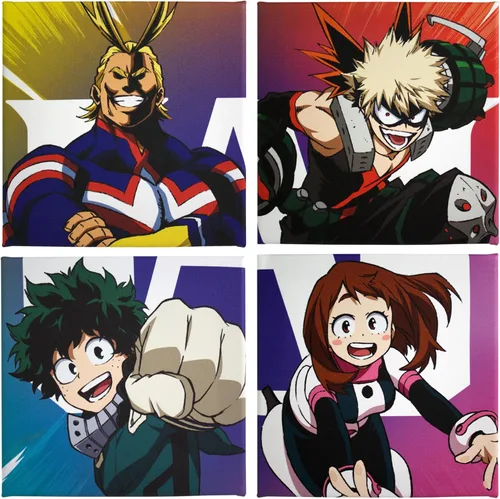 Miniatura 4 de Toynk My Hero Academia LookSee - Caja de regalo misteriosa 5 coleccionables oficiales de Boku No Hero Incluye arte de pared, pin esmaltado y más