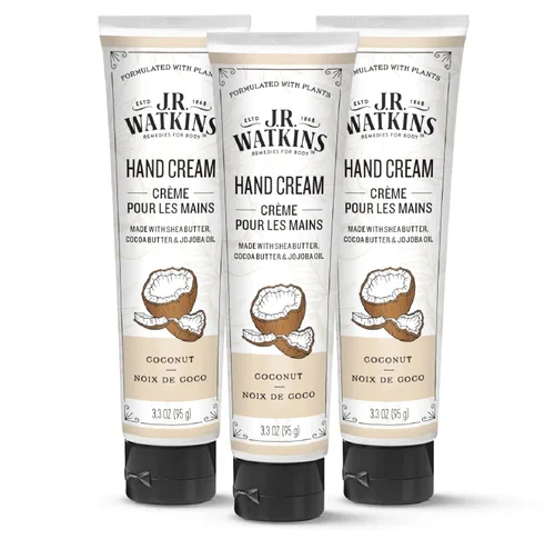 Miniatura 10 de J.R. Watkins Crema de Manos Hidratante Natural, Hidratante para Manos con Mantequilla de Karité, Mantequilla de Cacao y Aceite de Aguacate
