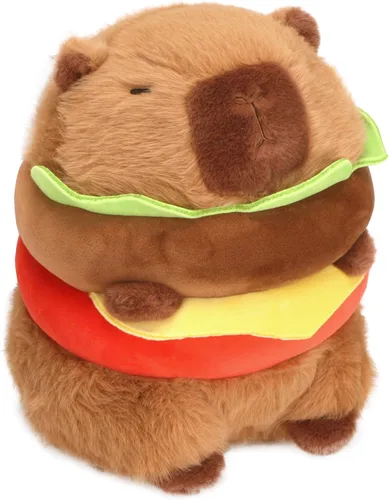 Miniatura 7 de CHDBLOCK - Peluche de capibara de aguacate de 13.77 pulgadas, animal de peluche suave, lindo almohadón de comida de aguacate para niños y adultos