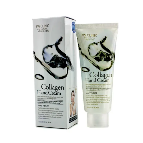3W Clinic Crema de manos, colágeno, 3.38 onzas Collagen