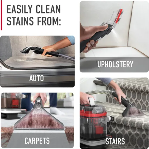 Miniatura 4 de Hoover CleanSlate - Máquina limpiadora portátil de alfombras + tapicería para mascotas, potente succión con herramientas versátiles, removedor