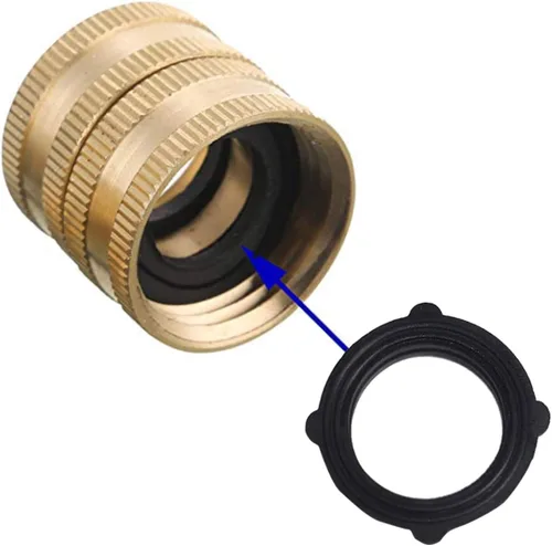 Miniatura 3 de Hourleey Adaptador de manguera de jardín, conectores de manguera de latón macizo de 3/4 pulgadas, adaptadores macho a macho, hembra a hembra
