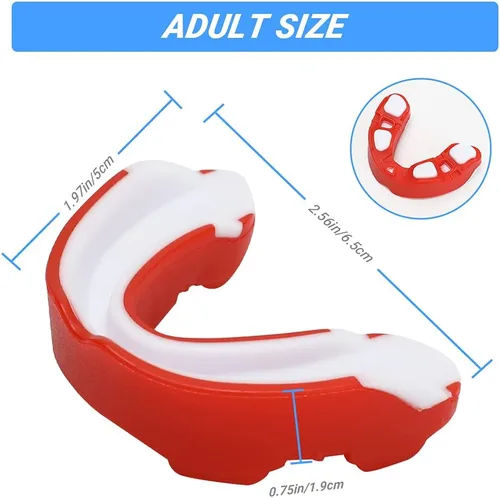 Miniatura 3 de Number-one Paquete de 3 protectores bucales suaves, protectores bucales deportivos profesionales para boxeo, jujitsu, artes marciales mixtas