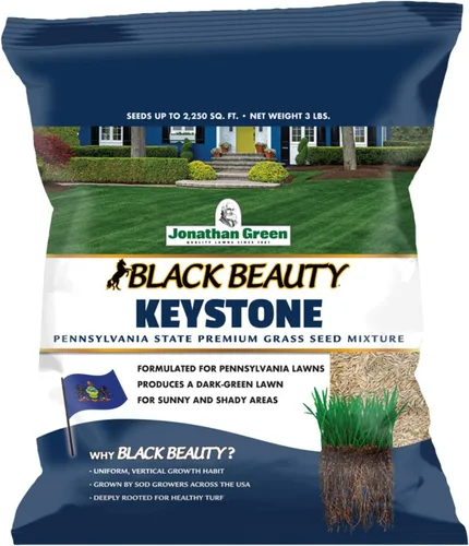 Miniatura 9 de Jonathan Green (10362) Black Beauty Keystone PA - Semilla de césped (hecha para Pennsylvania), semillas de césped de temporada fría (25 libras)