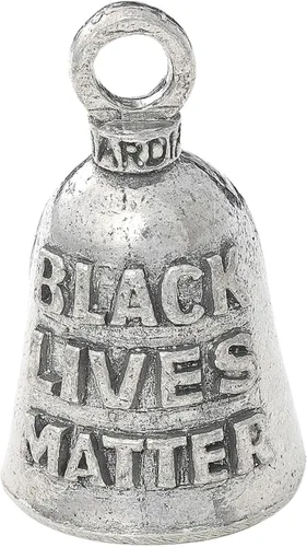 Miniatura 17 de Guardian Bell Sentiment Bell con llavero y bolsa de terciopelo negro Campana de motocicleta Peltre sin plomo Fabricado en Estados Unidos