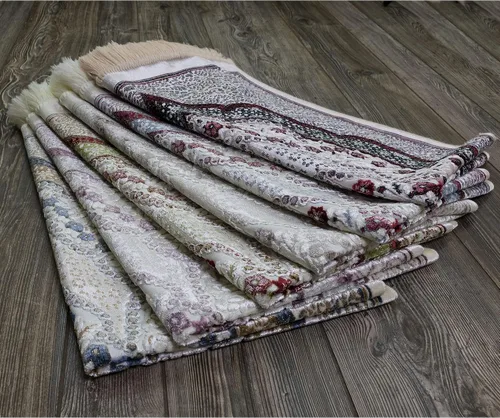 Miniatura 7 de Modefa Alfombra de oración de terciopelo islámico turco, alfombra de oración para hombres y mujeres, diseño tradicional musulmán Janamaz Sajada