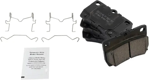 Miniatura 5 de TRQ Kit de rotor de freno y pastillas de cerámica delantera y trasera con productos químicos compatibles con Lexus IS250 GS300