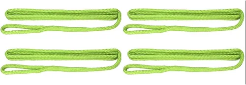 Miniatura 15 de Extreme Max 3006.2168 BoatTector Premium Línea de Guardabarros de Nailon de Doble Trenza Paquete de Valor de 2 - 3/8" x 6', Negro