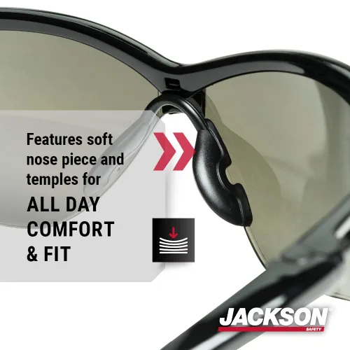 Miniatura 2 de Jackson Safety Gafas de seguridad SG – Protección ocular para hombres y mujeres – ANSI Z87.1 (paquete de 12)